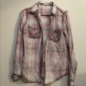 Light wash flannel